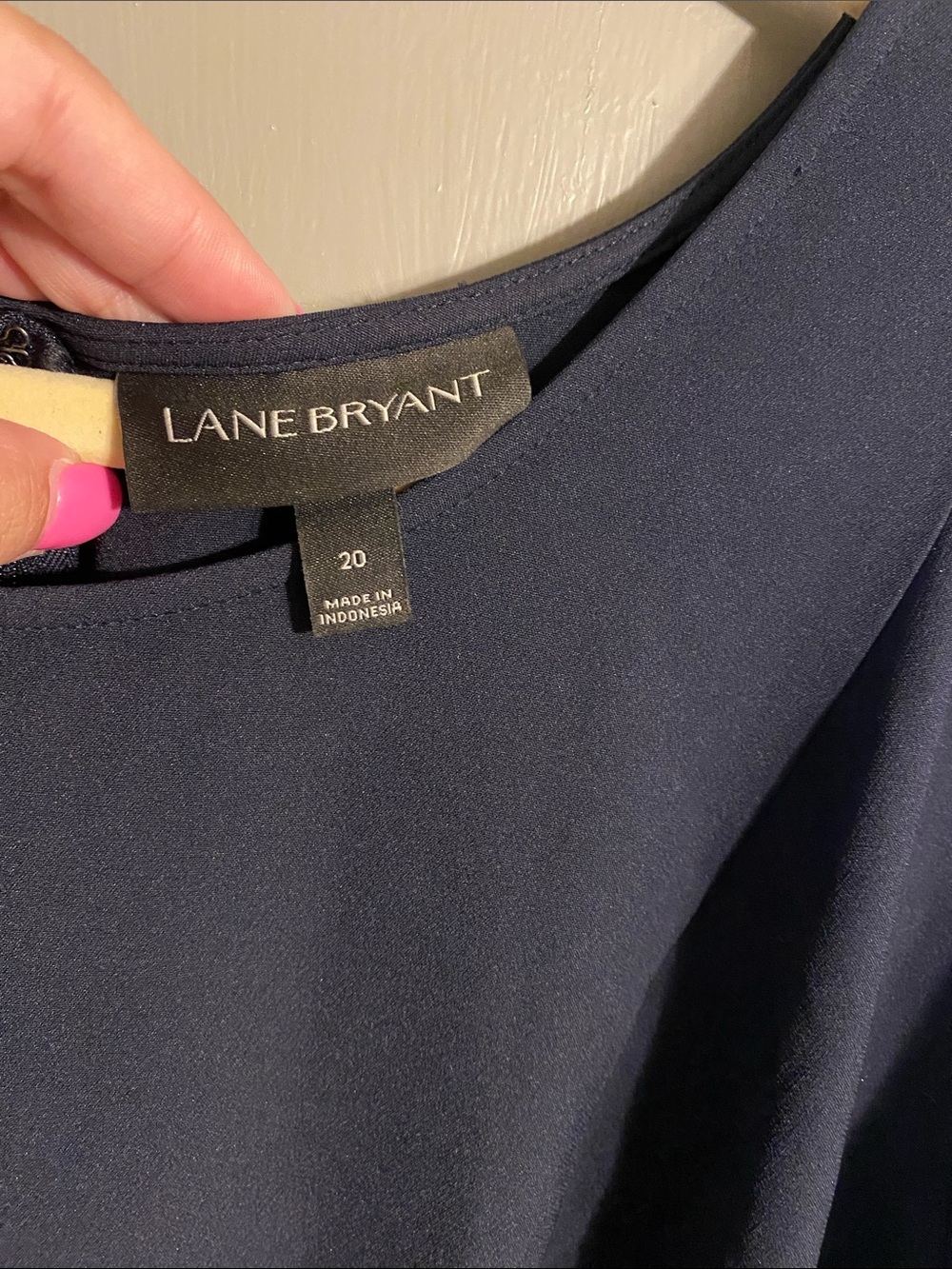 Lane Bryant Navy Jumpsuit - Picture 3 of 5